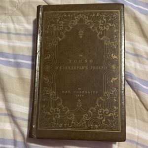 Vintage Brown Hardcover Book